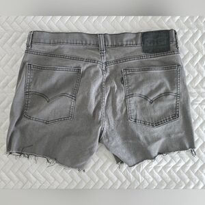 511 Levi Gray Denim Women Shorts